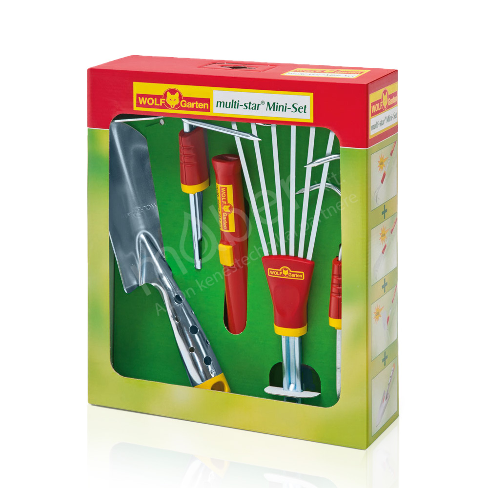 Wolf Garten Multi-Star DA-S Garden Tiller - 30x15x15cm German Made Soil Cultivator